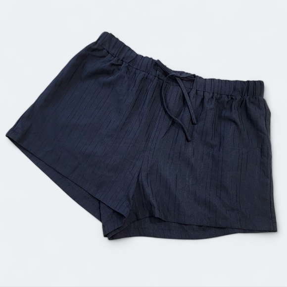 Shein Curve Black Shorts Drawstring Waist Size 2X - Picture 1 of 16